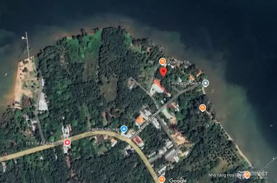 Đất Đẹp Bãi Thơm Phú Quốc – 1680m² Thích Hợp Làm kinh doanh nghĩ dưỡng