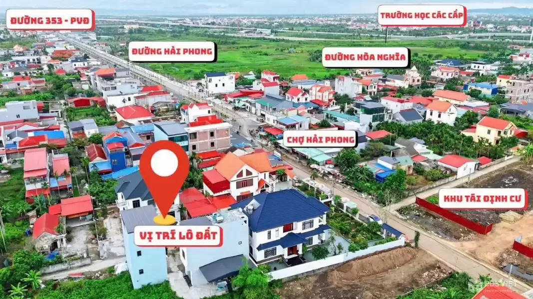 1,6x TỶ – LÔ ĐẤT TUYẾN 2 NGÕ 136 HẢI PHONG, SÁT CẦU RÀO 3 – NGUỒN HÀNG ĐẦU TƯ HIẾM KHU HÒA NGHĨA  ZALO 0567 222 555