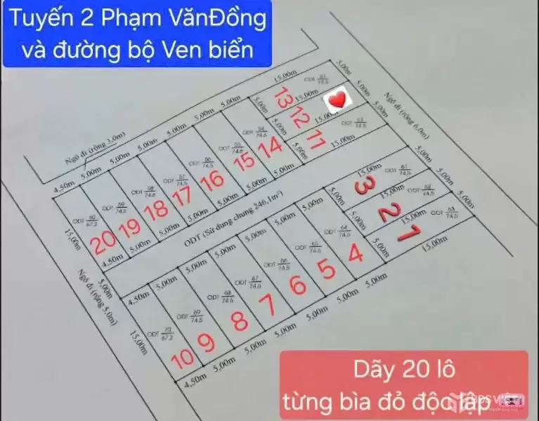 1,6XX TỶ – LÔ ĐẤT NGUYỄN HUỆ NAM ĐỒ SƠN – GẦN KCN ĐỒ SƠN – KẾT NỐI ĐƯỜNG VEN BIỂN  ZALO 0567 222 555