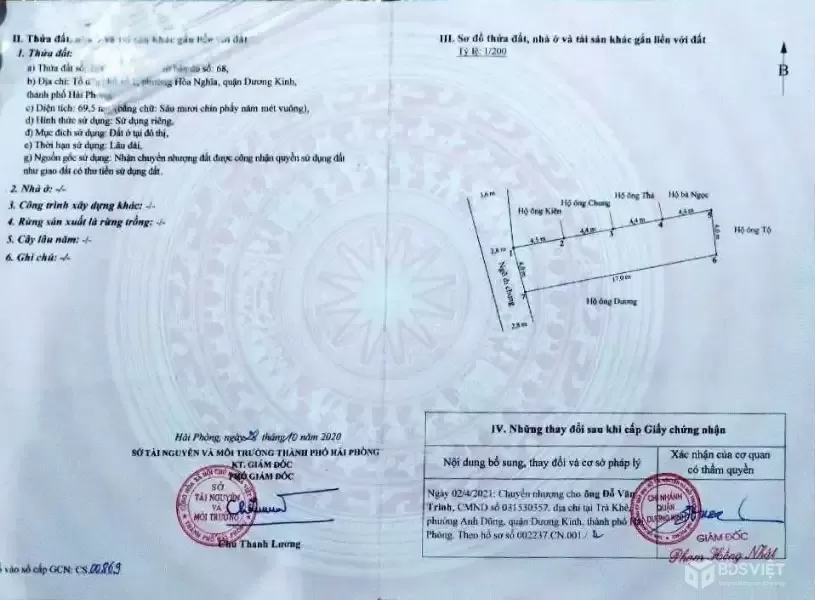 ĐẤT THỔ CƯ NGÕ 82 HÒA NGHĨA – GẦN VINHOMES – GIÁ HIẾM KHU DƯƠNG KINH  ZALO 0567 222 555