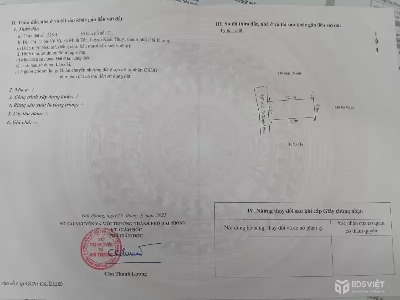 ĐẤT VŨ VỊ – MINH TÂN – 66M2 GIÁ 7XX TRIỆU – SÁT CHỢ, Ô TÔ TẬN ĐẤT – THANH KHOẢN TỐT  ZALO 0567 222 555