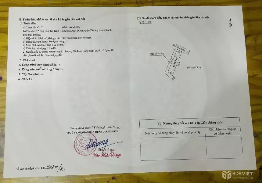 LÔ GÓC TRÀ KHÊ – ANH DŨNG – 88M² – 2 MẶT TIỀN – GIÁ HIẾM KHU DÂN CƯ  ZALO 0567 222 555