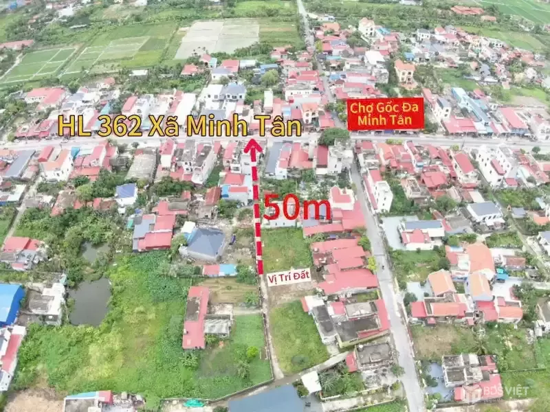 GIÁ 1 TỶ 7XX – LÔ ĐẤT TUYẾN 2 TL362 MINH TÂN, CÁCH CHỢ 50M  ZALO 0567 222 555