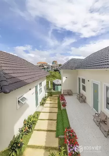 Cho thuê villa sân vườn 4 nhà riêng biệt 7 phòng đường Lý Nam Đế, phường 8, đà lạt giá 40tr