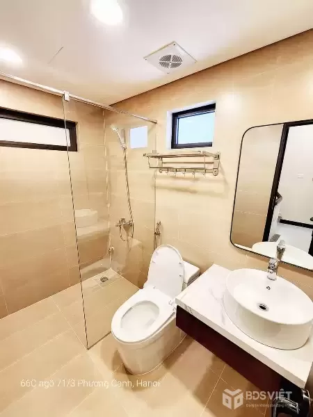 NHÀ ĐẸP VĂN HỘI - BẮC TỪ LIÊM - DT55M2 - 5 TẦNG - GIÁ 9 TỶ - ĐƯỜNG Ô TÔ THÔNG - KINH DOANH