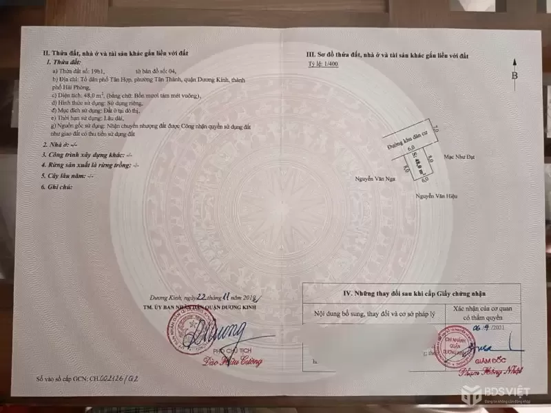 Lô đất mặt đường nhựa Tân Thành – Dương Kinh  Diện tích gọn, dễ giao dịch, phù hợp đầu tư dòng tiền  ZALO 0567 222 555