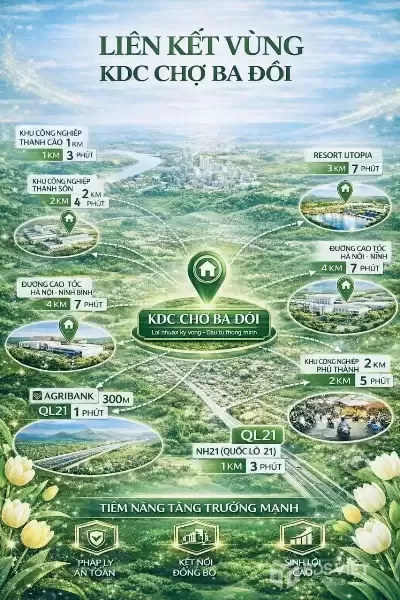  ĐẤT TRUNG TÂM – KDC Chợ Ba Đồi – TT Ba Hàng Đồi