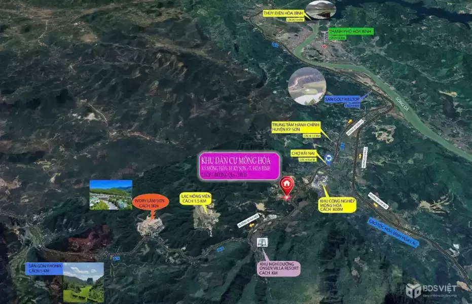 ???? ĐẤT NỀN TRỤC CHÍNH RESORT SAKANA – KỲ SƠN, HÒA BÌNH