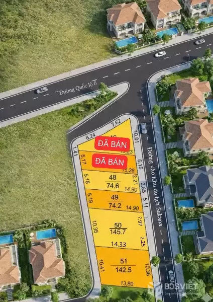 ???? ĐẤT NỀN TRỤC CHÍNH RESORT SAKANA – KỲ SƠN, HÒA BÌNH