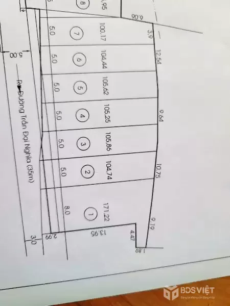 CẦN BÁN 100M2 ĐẤT THỔ CƯ HẺM XE HƠI 1/ TRẦN ĐẠI NGHĨA