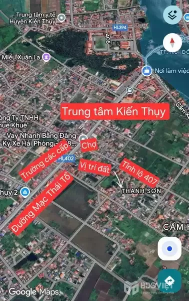LÔ GÓC 77,5M² CẨM HOÀN – THANH SƠN  GIÁ 1 TỶ 3XX – TRUNG TÂM KIẾN THỤY – THANH KHOẢN CAO  ZALO 0567 222 555