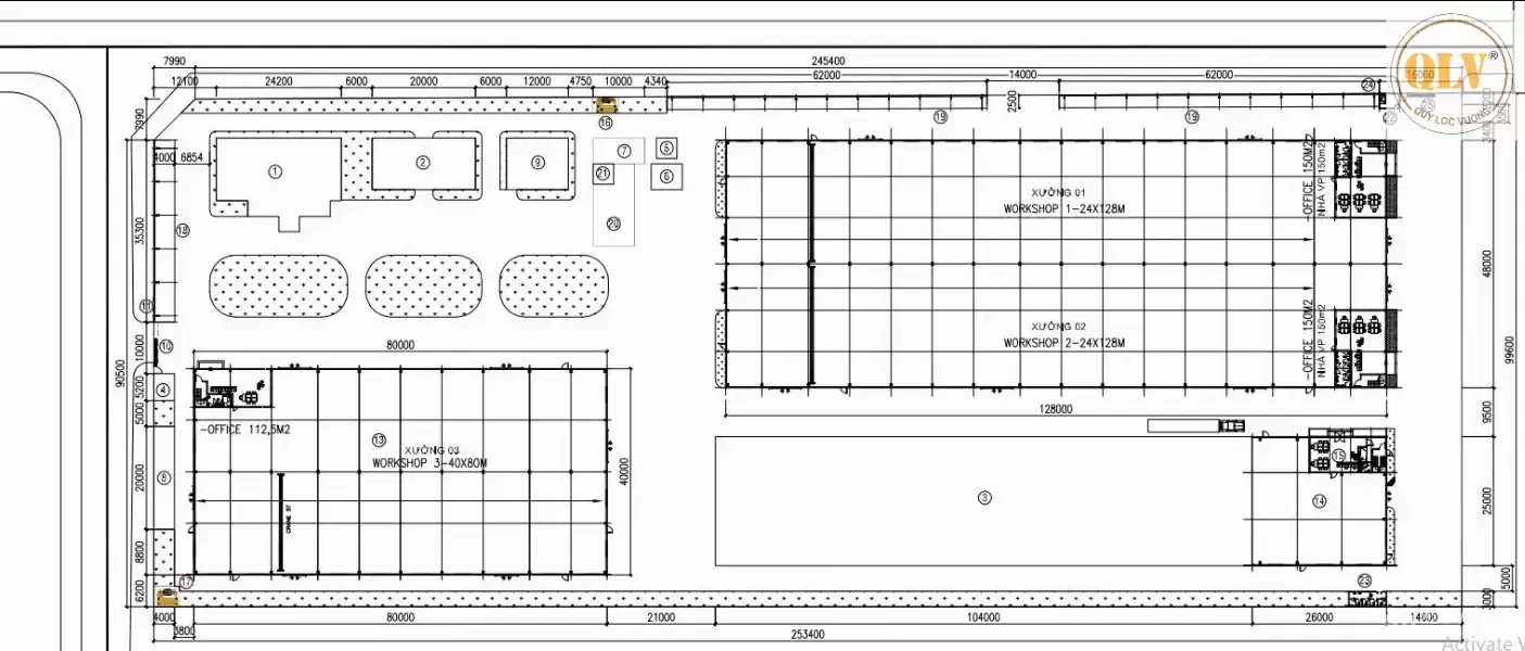 CHO THUÊ NHÀ XƯỞNG – KCN SÔNG MÂY, ĐN – 9.344m²