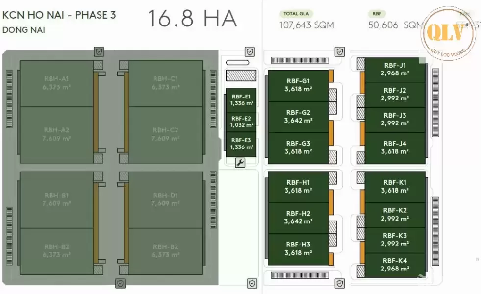 CHO THUÊ NHÀ XƯỞNG – KCN HỐ NAI,  ĐN – 55.928m²