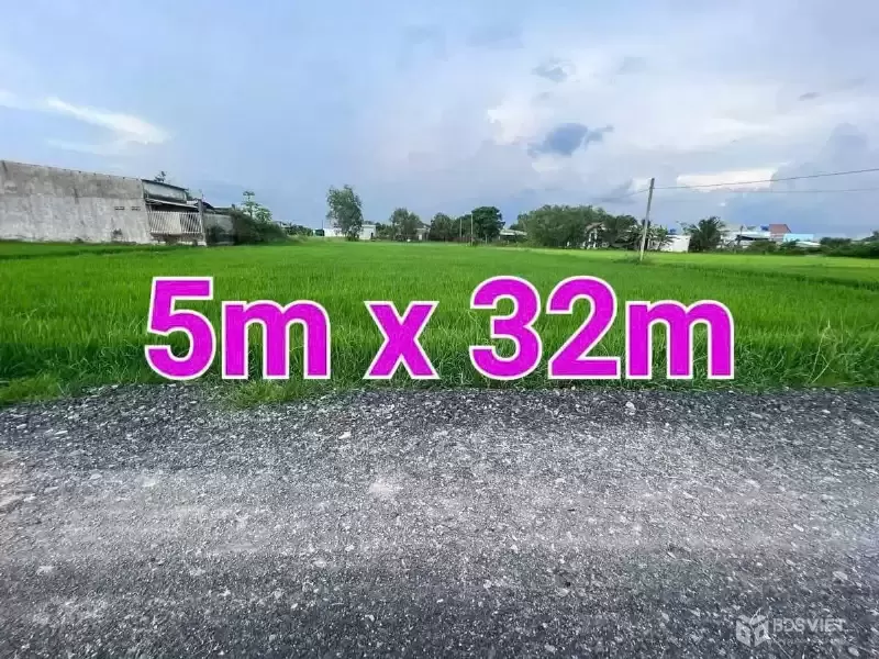 Bán 2 nền thổ cư liền kề xã Hòa Khánh Đông , Đức Hòa dt 160m2 giá 800 triệu 1 nền