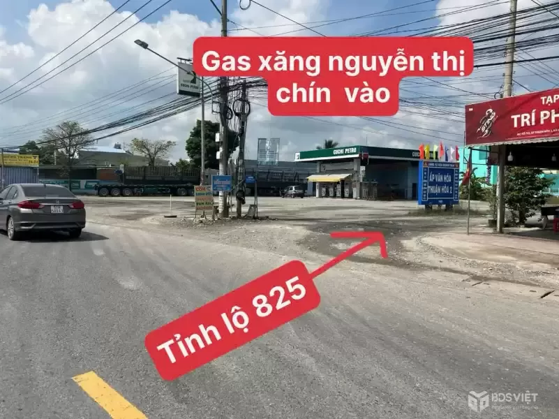 Bán đất thổ cư đường đá xanh xe hơi ở xã Hòa Khánh Nam , Đức Hòa dt 250m2 giá 1,3 tỷ