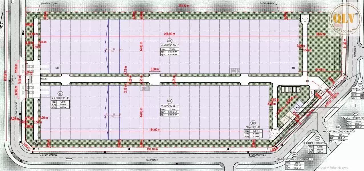 CHO THUÊ NHÀ XƯỞNG – KCN BẮC ĐỒNG PHÚ, BÌNH PHƯỚC – 17.409m²