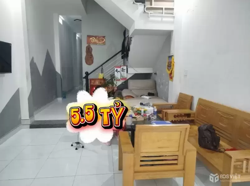 GIẢM 200 TRIỆU – SÁT MỘC SƠN 3 - NHÀ 2 TẦNG KIÊN CỐ (3pn) - CHỈ 5.5