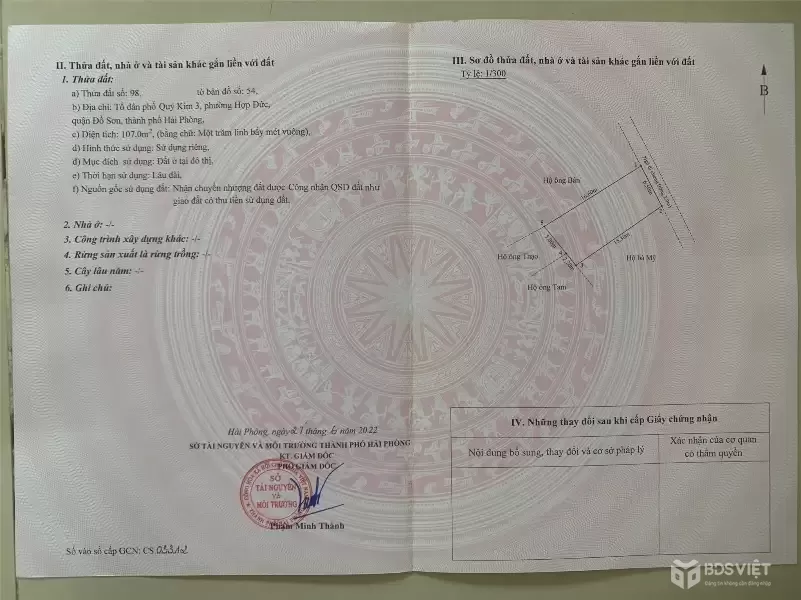 Lô đất Quý Kim – Đồ Sơn  Phân khúc hiếm phù hợp làm nhà trọ  Giá tầm 1,1x tỷ  ZALO 0567 222 555