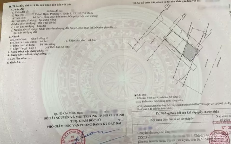 Nhà Mặt Tiền Hồ Thành Biên - P4 Q8, Giá : 4,85 Tỉ (TL)