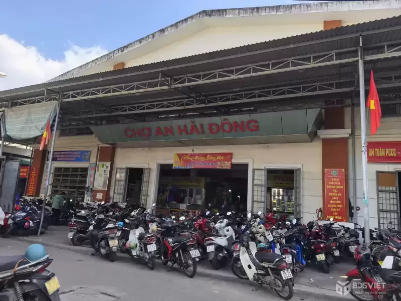 ♥ Mặt Chợ An Hải Đông, đường Ô tô 5m, 155m2, ngang 6.6m, 2 mặt thoáng, 16.x tỷ