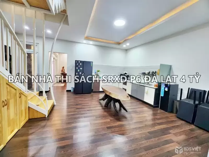 Bán nhà sổ riêng xây dựng 4 phòng ngủ ngay trung tâm Đà Lạt giá chỉ 4 tỷ