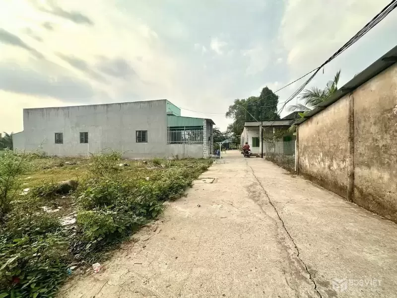 Bán đất thổ cư đường beton xe oto Long Định , Cần Đước dt 116,5m2 giá giảm còn 800 triệu