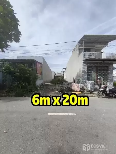 Bán nền thổ cư trong KDC Trung Thành , xã Long Trạch , Cần Đước dt 120m2