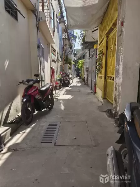 ♥ 2.55 tỷ kiệt thông gần MT Điện Biên Phủ, đi bộ ra Công Viên, 39m2, 2 mặt thoáng, gác lửng