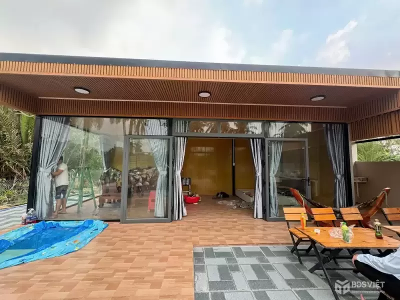 Bán nhà vườn thị trấn Bến Lức tdt 1191m2 đầy đủ tiện nghi giá 4,2 tỷ