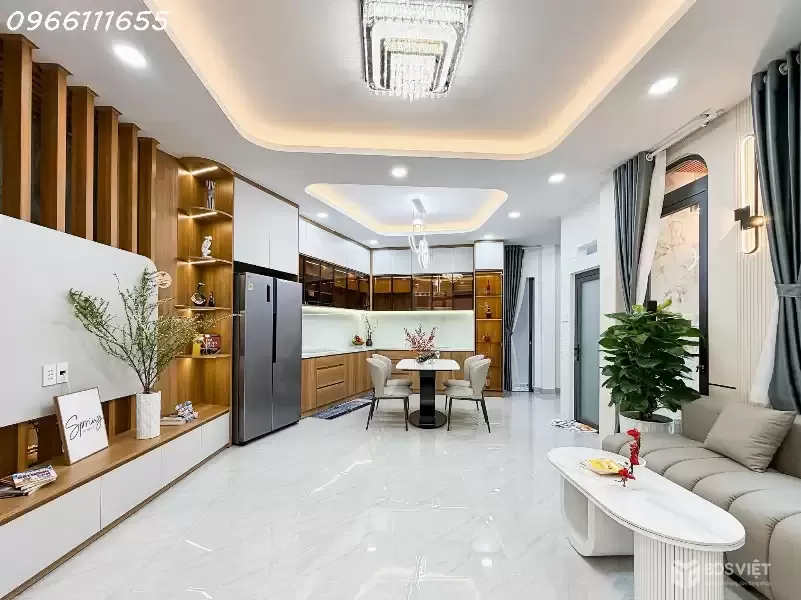 BÁN NHÀ VÕ THỊ SÁU - P. TÂN ĐỊNH - 45M² (6.6 x 7) - 3 TẦNG BTCT - 3PN 4WC  - SÂN TRƯỚC, SÂN SAU, SÂN THƯỢNG CHIL. MT 18