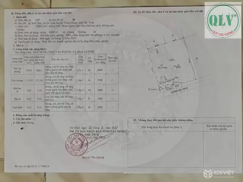 Bán nhà xưởng KCN LINH TRUNG 3, 10.802m²