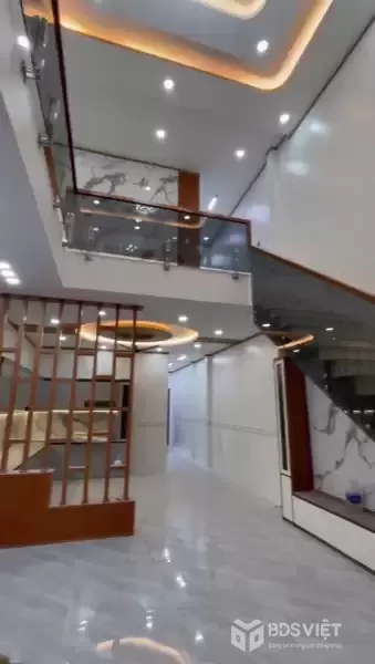 Bán nhà mới xây đường beton 4,5m ở Đức Hòa Đông dt 121,5m2 1 lầu,3pn,2wc giá 2,55 tỷ