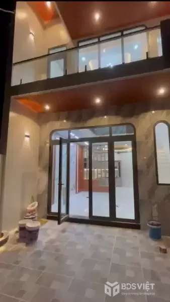 Bán nhà mới xây đường beton 4,5m ở Đức Hòa Đông dt 121,5m2 1 lầu,3pn,2wc giá 2,55 tỷ