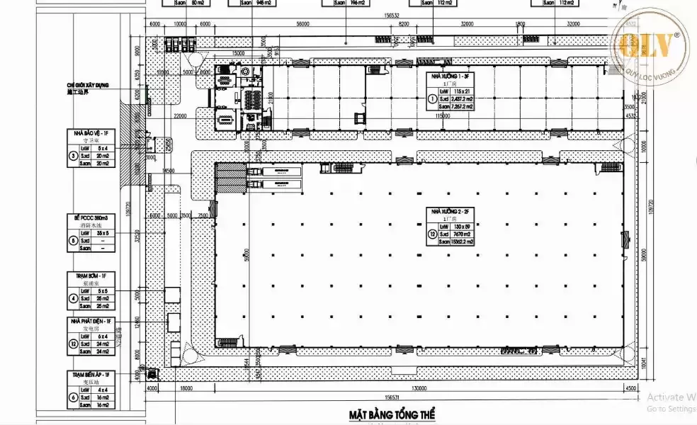 CHO THUÊ NHÀ XƯỞNG – KCN MỘC BÀI, BẾN CẦU, TN – 22.989m²