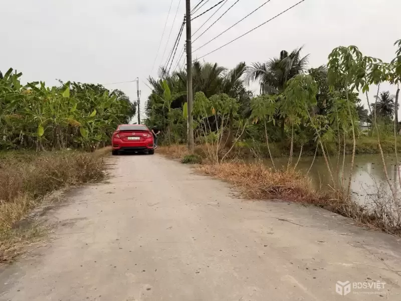 Bán đất thổ lúa đường beton xã Nhựt Chánh tdt 572m2 ( 145m2 thổ cư) giá 1,5 tỷ