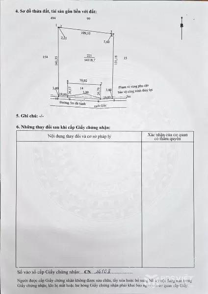 Bán đất thổ vườn đường đá xanh xe hơi Thạnh Hòa, Bến Lức tdt 16000m2 ( 2063m2 thổ) giá 15 tỷ