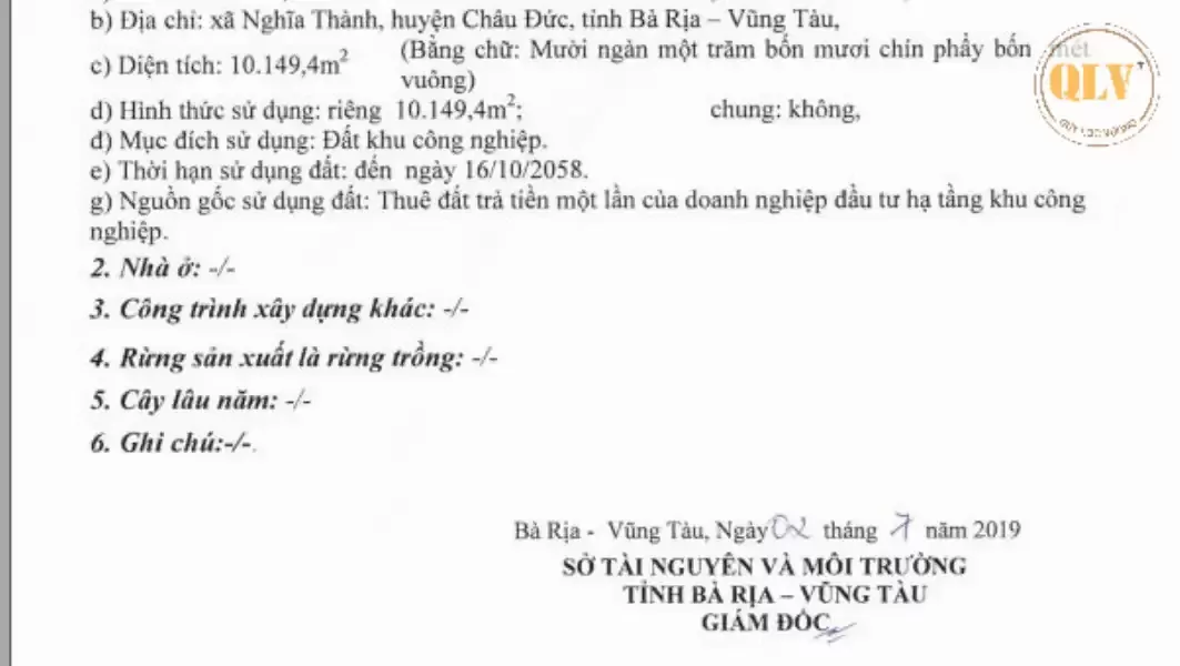 BÁN 3 LÔ ĐẤT LIỀN KỀ KCN CHÂU ĐỨC, NGHĨA THÀNH, BRVT