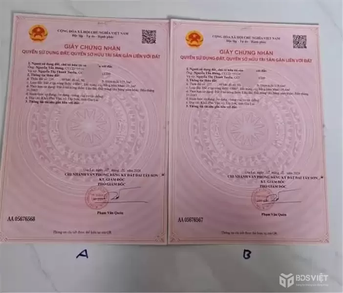 ĐẤT ĐẸP – GIÁ ĐẦU TƯ  -CẦN BÁN LÔ ĐẤT  tại Khối Phú Văn, Thị Trấn Phú Phong, Tây Sơn, Bình Định