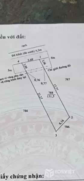 Bán nhà giá rẻ xã Bình Đức, Bến Lức dt 131m2 full thổ 2pn 1wc giá 870 triệu