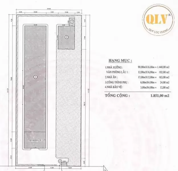 Bán nhà xưởng KCN Thành Thành Công, Trảng Bàng, Tây Ninh 1.851m²