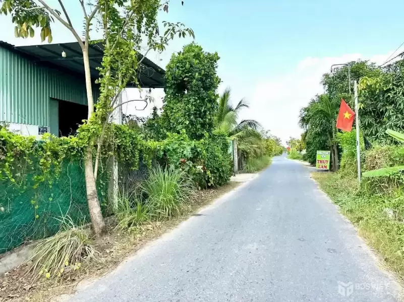 Bán nền thổ cư mt đường Nhựt Chánh, Mỹ Bình , Bến Lức dt 131,7m2 giá 1,35 tỷ