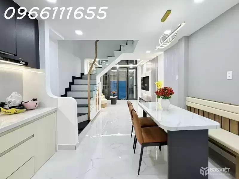 NHÀ ĐẸP 5 TẦNG HOÀNG VĂN THỤ - 6 PN, 1 PHÒNG THƯ DÃN - SÂN THƯỢNG - 34M2 ( 3.6x10 ) A4 - 1 CĂN RA HẺM XE TẢI.