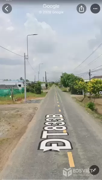 Bán nhà mặt tiền ĐT 833B xã Lạc Tấn, Tân Trụ dt 199m2 2pn 2wc giá 3,5 tỷ