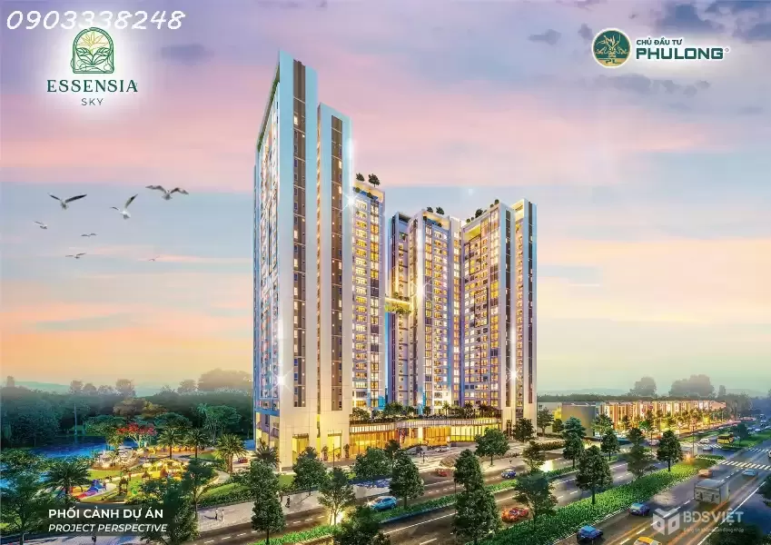 2PN Essensia Sky, giá tốt, lầu cao, căn góc, view đẹp và thoáng giá chỉ 6 tỷ 780 chưa KPBTthích hợp để ở hoặc đầu tư
