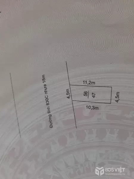 Bán đất mt Nguyễn Hữu Trí , xã Thanh Phú dt 141m2 ( 94m2 thổ) giá 5,2 tỷ