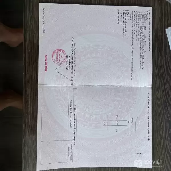 Bán nền thổ cư đường số 4, KDC 135 , thị trấn Bến Lức dt 144m2 giá 3,4 tỷ