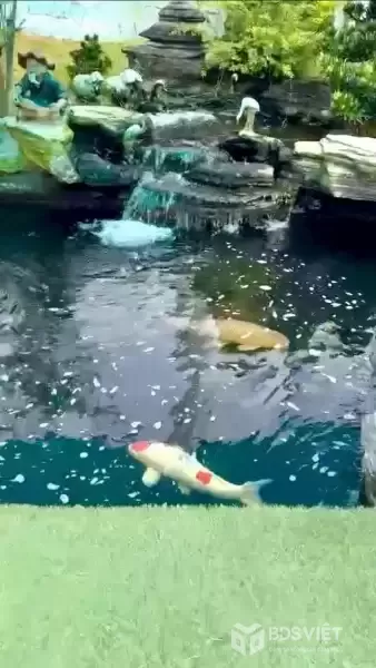 Bán nhà vườn xã Trung Lập Thượng có nhà gỗ mái ngói, hồ cá , thủy tạ.........tdt 3000m2 giá 9,5 tỷ