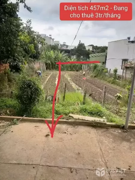 Bán nhà vườn 457m2 Phi nôm - hiệp thạnh - Đức Trọng - Lâm Đồng 2,6 tỷ