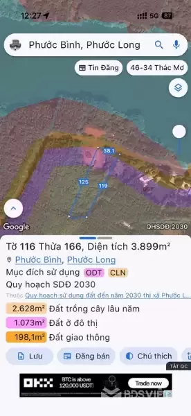 CẦN BÁN ĐẤT VIEW HỒ – VIEW NÚI - VIEW SĂN MÂY SIÊU ĐẸP Tại PHƯỚC BÌNH – ĐỒNG NAI