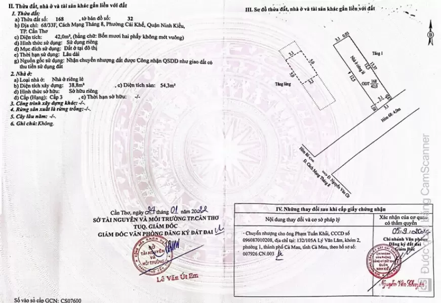 NHÀ ĐẸP GIÁ TỐT- CẦN BÁN Tại Phường Cái Khế, Ninh Kiều, Cần Thơ